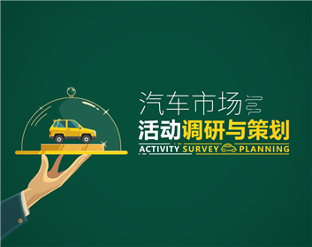 汽车市场活动调研与策划（4集）
